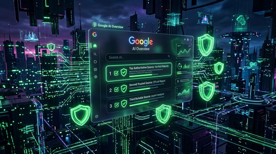 Google AI Overview első 3 ajánlás